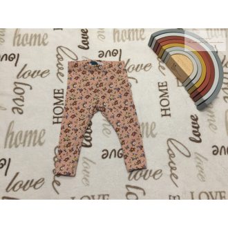   Primark 3-6 hó 62-68 cm színes virágmintás  pamut lány legging - új, szettet bontottam