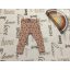 Primark 3-6 hó 62-68 cm színes virágmintás  pamut lány legging - új, szettet bontottam