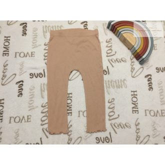   George 18  - 24 hó  86 - 92 cm  világosbarna pamut lány legging- új, szettet bontottam