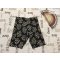 Primark 10-11 év 140-146 cm fekete, bézs virágmintás pamut lány rövid legging/ biciklis nadrág - újszerű,hibátlan