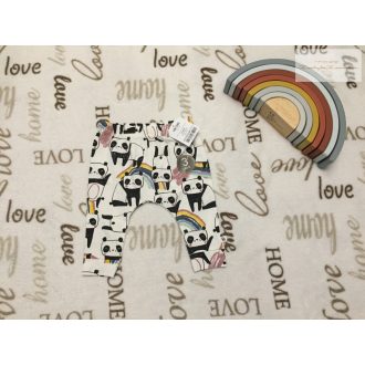   Next 3-6 hó  68 cm panda mintás vékony pamut  legging  -új, címkés