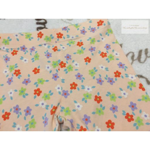 M.othercare 18-24 hó 86-92 cm  rózsaszín,  nyuszi - cica-szivárvány mintás pamut lány legging-új, szettet bontottam