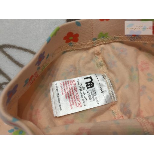 M.othercare 18-24 hó 86-92 cm  rózsaszín,  nyuszi - cica-szivárvány mintás pamut lány legging-új, szettet bontottam