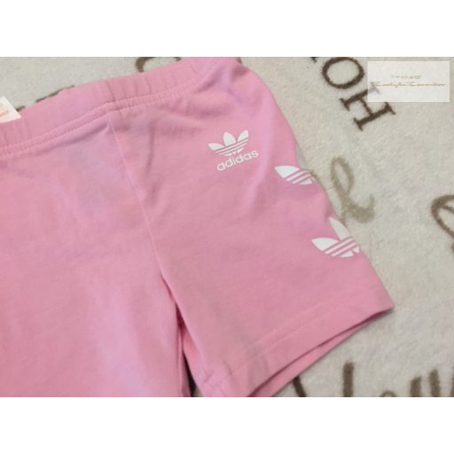 Adidas 9-12 hó 80 cm rózsaszín pamut lány rövid legging - újszerű,hibátlan