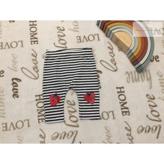 Matalan újszülött 56 cm kék csíkos, eper mintás pamut lány legging újszerű,hibátlan   Matalan újszülött 56 cm kék csíkos, eper mintás pamut lány legging újszerű,hibátlan