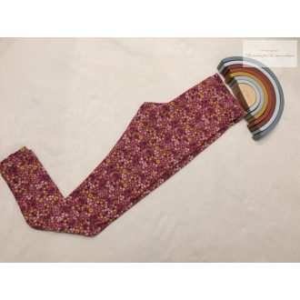   F§F 13 -14 év 168 cm színes apró virágmintás pamut lány legging újszerű,hibátlan