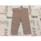 Next 3-6 hó  68 cm  színes csíkos pamut lány leggings -újszerű, hibátlan