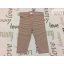 Next 3-6 hó  68 cm  színes csíkos pamut lány leggings -újszerű, hibátlan