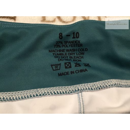 Rainbow S - es méret zöld, fehér kutya mintás lány sport legging - újszerű,hibátlan