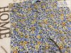 Primark 6-9 hó 74 cm kék - sárga virágmintás vékony pamut lány  legging - újszerű,hibátlan