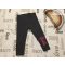 Primark 12-18 hó 80-86 cm szürke, szárán Barbie feliratos pamut lány legging - újszerű,hibátlan