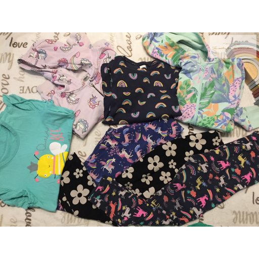 Next, Dunnes 10-12 év 7 db lány ruhacsomag - jó állapot