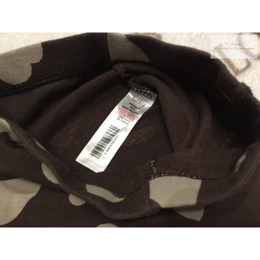 Nutmeg 9 - 12 hó 80 cm 10 kg barna, bézs mintás pamut legging - újszerű,hibátlan