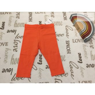   Next 4-5 év 110 cm  narancssárgás pamut lány rövid legging- új, címkés