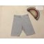 George 10-11 év 140-146 cm szürke pamut lány rövid legging/ biciklis nadrág - újszerű,hibátlan