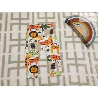  Matalan 6 - 9 hó 68 - 74 cm színes állat mintás vékony pamut fiú legging  újszerű,hibátlan 