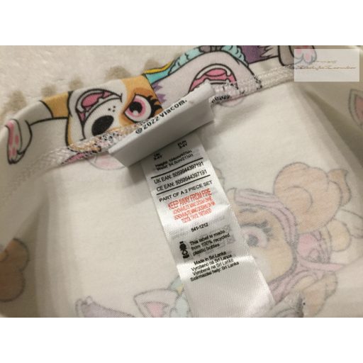 Paw Patrol 3-4 év 98-104 cm Everest - Sky mintás pamut lány rövid legging-újszerű,hibátlan-Mancs őrjárat