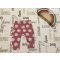 Matalan 3-6 hó 62-68 cm  eper mintás pamut lány legging--újszerű,hibátlan