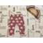 Matalan 3-6 hó 62-68 cm  eper mintás pamut lány legging--újszerű,hibátlan