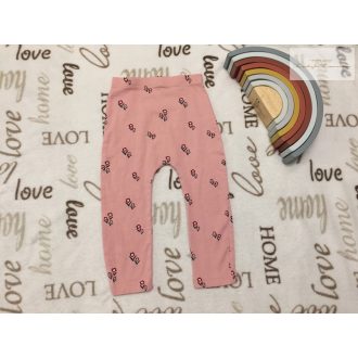   Matalan 12 - 18  hó 80 - 86  cm  rózsaszín, virágmintás pamut lány legging  újszerű,hibátlan