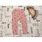 Matalan 12 - 18  hó 80 - 86  cm  rózsaszín, virágmintás pamut lány legging  újszerű,hibátlan