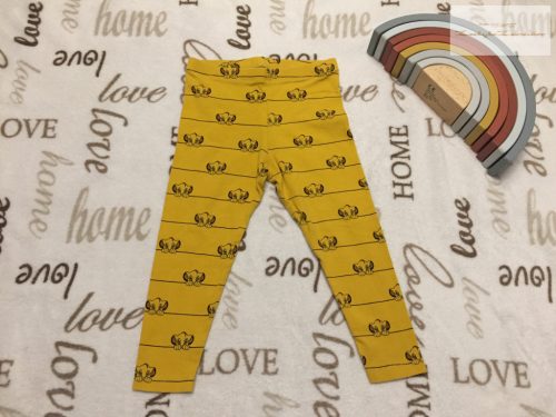 Disney at Primark 18  - 24 hó 86 - 92 cm sárga, Simba mintás pamut fiú legging- újszerű, hibátlan