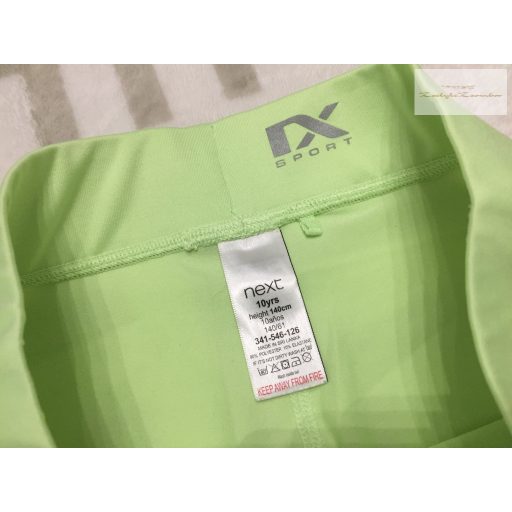 Next 10 év 140 cm zöld, lány  sport legging- újszerű,hibátlan