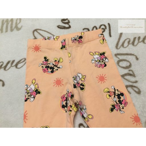 Primark 6-9 hó 74 cm Minnie - Daisy mintás pamut lány legging - újszerű,hibátlan