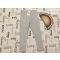 Next 6-7  év 122 cm szürke, szárán pici csipkés pamut lány legging- új, címkés