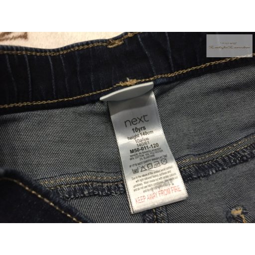 Next 10 év 140 cm kék, puha farmer lány jegging -  újszerű,hibátlan