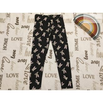   M§S 6-7 év 122 cm Minnie mintás pamut lány legging - újszerű,hibátlan