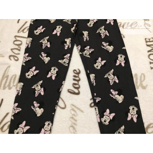 M§S 6-7 év 122 cm Minnie mintás pamut lány legging - újszerű,hibátlan