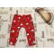 Fred§Flo 9-12 hó 74-80 cm hóember-pingvin mintás pamut karácsonyi legging -újszerű,hibátlan