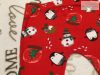 Fred§Flo 9-12 hó 74-80 cm hóember-pingvin mintás pamut karácsonyi legging -újszerű,hibátlan
