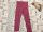 George 7-8 év 122-128 cm bordó és szürke virágmintás bordázott pamut  lány  legging szett 2 db   -  új, szettet bontottam