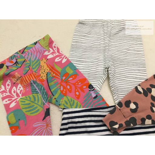 TU, Matalan újszülöttre való 50-56 cm és up to 1 month pamut lány legging szett 4 db újszerű.hibátlan