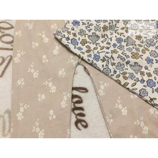 George 9-12 hó 74-80 cm virágmintás pamut lány legging szett - új, címkés