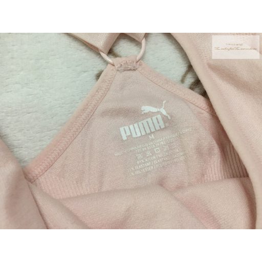 Puma M (12-14 év) rózsaszín - szürke lány sport melltartó - újszerű, hibátlan