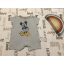 Disney at C§A 6-9 hó  68 - 74 cm szürke csíkos Mickey mintás pamut fiú napozó - újszerű, hibátlan