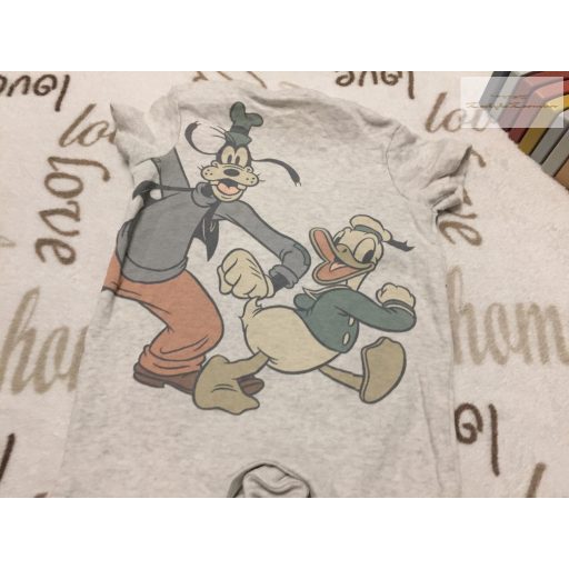Disney at George újszülöttre való 4,1 kg Mickey- Plutó -Donald mintás pamut fiú napozó újszerű,hibátlan