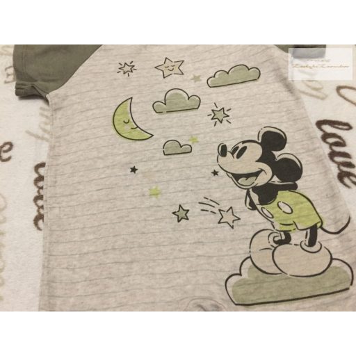 Disney at George 9 - 12 hó  74-80 cm Mickey mintás pamut fiú napozó  -újszerű,hibátlan - kisebb