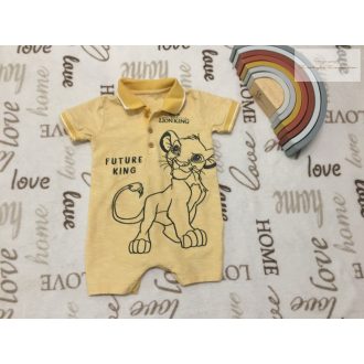 Disney at George 6 - 9 hó 68-74 cm sárga, Simba mintás pamut fiú napozó- újszerű,hibátlan   Disney at George 6 - 9 hó 68-74 cm sárga, Simba mintás pamut fiú napozó- újszerű,hibátlan