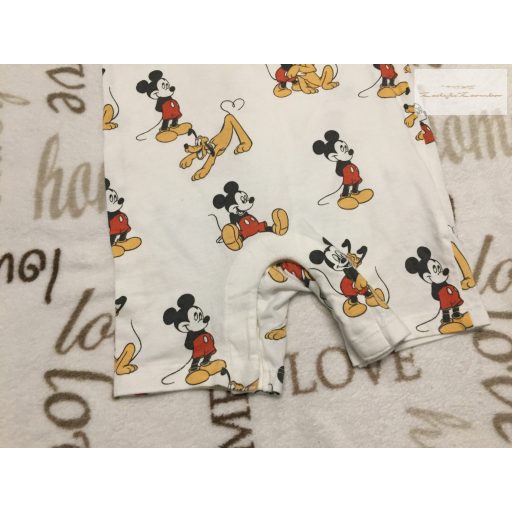 Disney 9-12 hó 80 cm 11 kg Mickey-Pluto- mintás  pamut  fiú napozó -újszerű,hibátlan