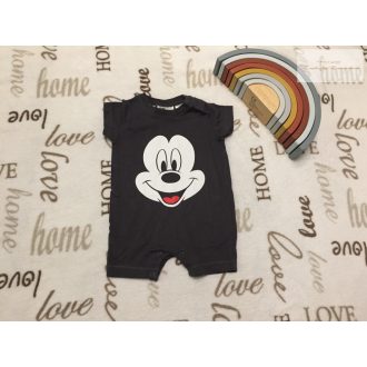   H§M 0-1 hó 50 cm szürke, Mickey mintás pamut fiú napozó újszerű,hibátlan