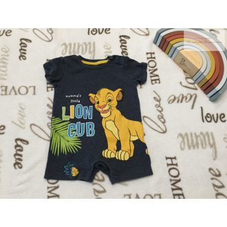   Disney at Primark 0-3 hó 56-62 cm Simba mintás pamut fiú napozó-újszerű,hibátlan
