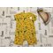 Mothercare 6-9 hó 9 kg sárga, dinó - kutya-nap mintás pamut fiú napozó - új, csak lecímkézve