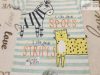 George 9 - 12 hó 74 - 80 cm  csíkos, tigris -zebra mintás pamut fiú napozó -újszerű