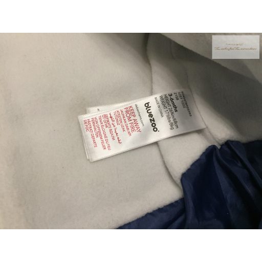 Bluezoo 3-6 hó 62-68 cm kék, rózsaszín  pöttyös, kisegér mintás lány téli overál/ overall - új, csak lecímkézve