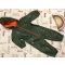 F§F 12  - 18 hó 80-86  cm zöld, krokodil mintás fiú esőoverál/ overall újszerű, hibátlan