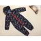 Mothercare 9-12 hó 80 cm kék, színes markoló mintás fiú esőoverál/ overall -újszerű,hibátlan